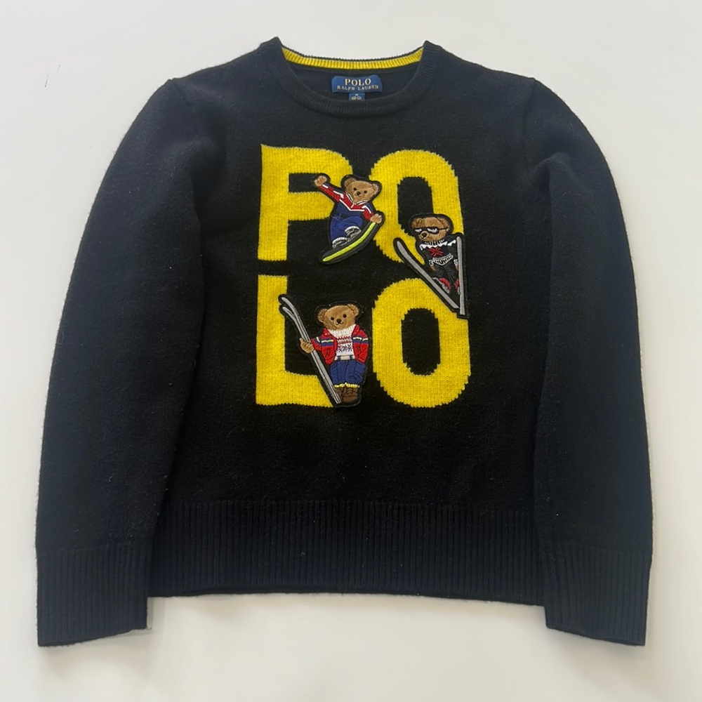 Polo Ralph Lauren ski bears sweater.size 10/12